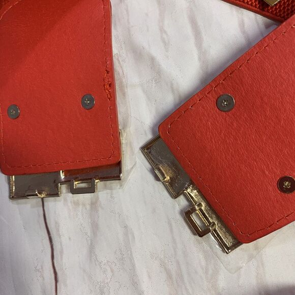 AK Anne Klein Dress Polka Dot A-line Fit-and-Flare Black 8 M Elastic Belt zipper - Picture 7 of 16